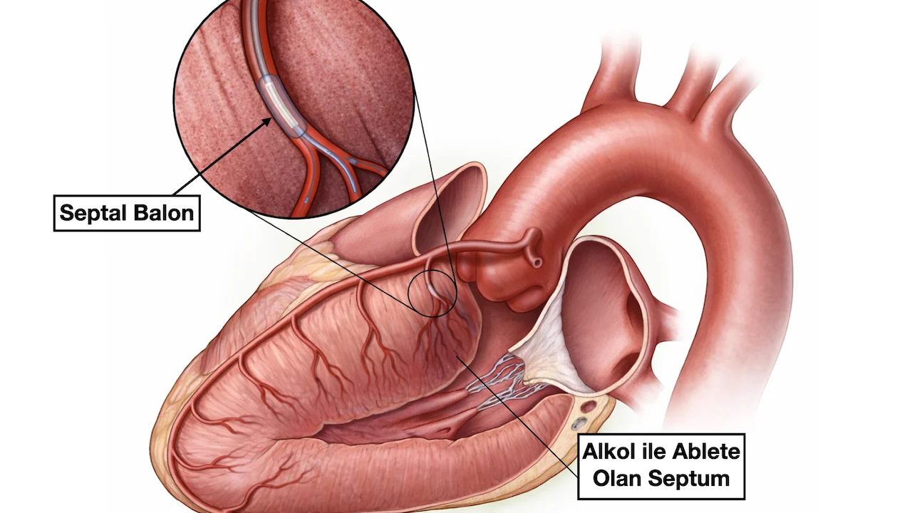 Alkol Septal Ablasyon (Hipertrofik Kardiyomiyopati Tedavisi)
